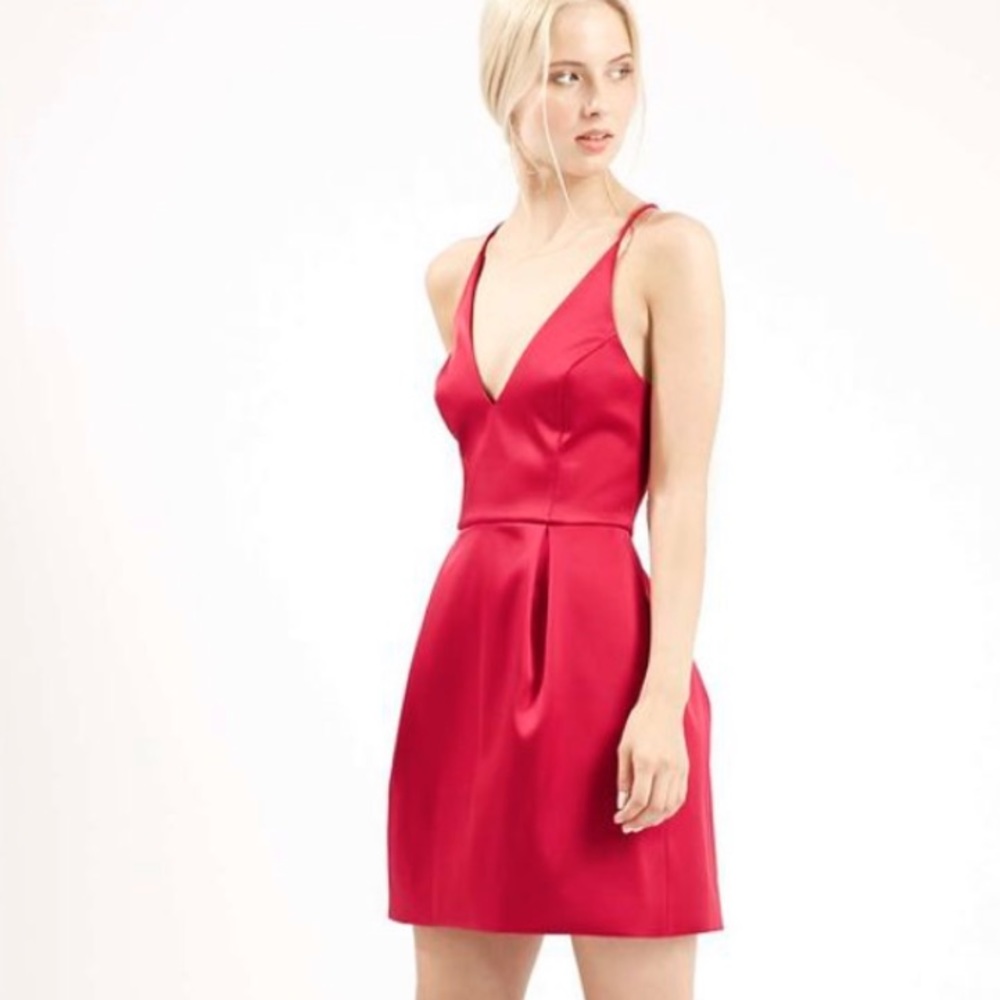 TopShop Mini Red Dress